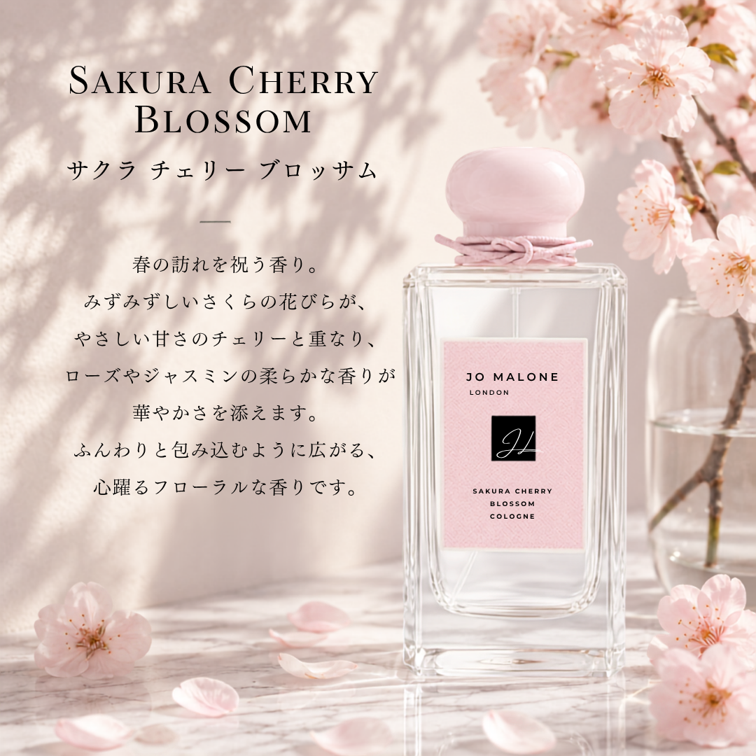JO MALONE（ジョーマローン）サクラチェリー ブロッサム EDC