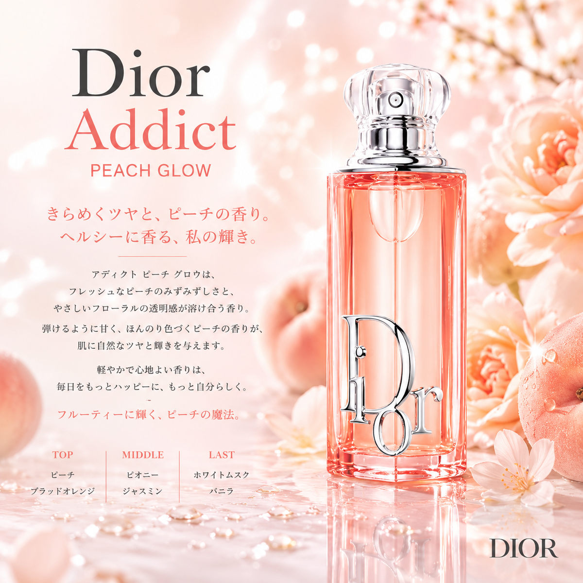 DIOR（ディオール）アディクトピーチグロウ EDP – 香水量り売り専門店